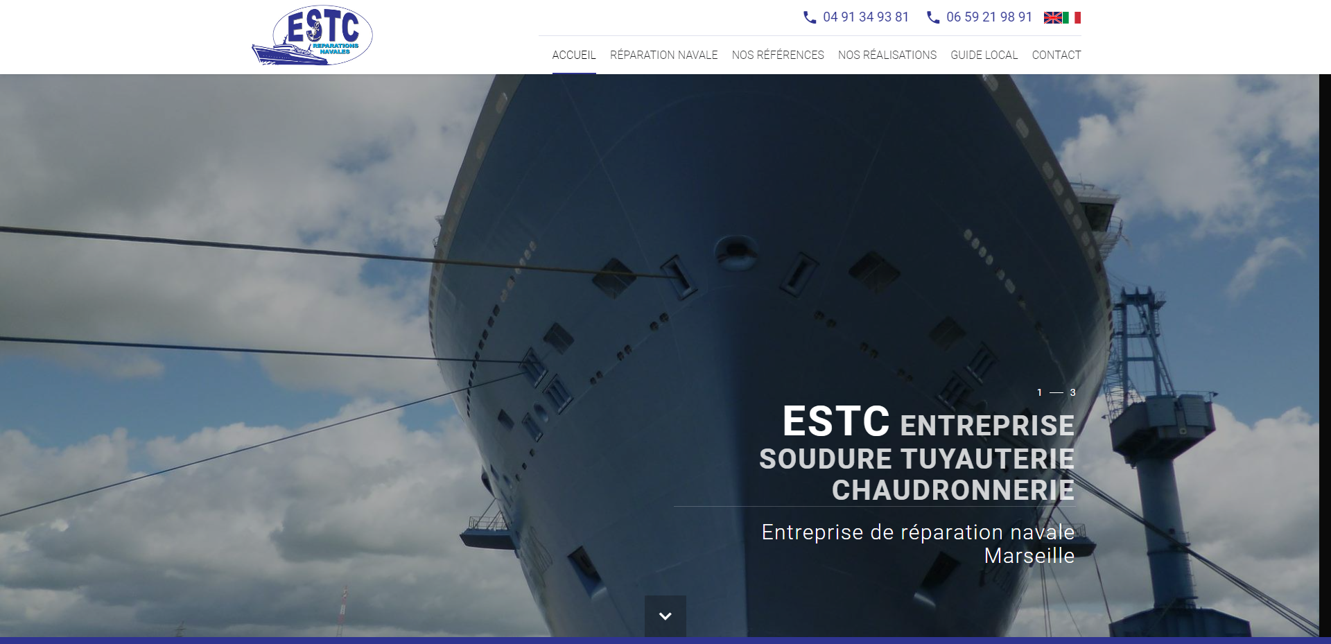 Entreprise de réparation navale pour les opérateurs de navires à Marseille - E S T C Entreprise Soudure T