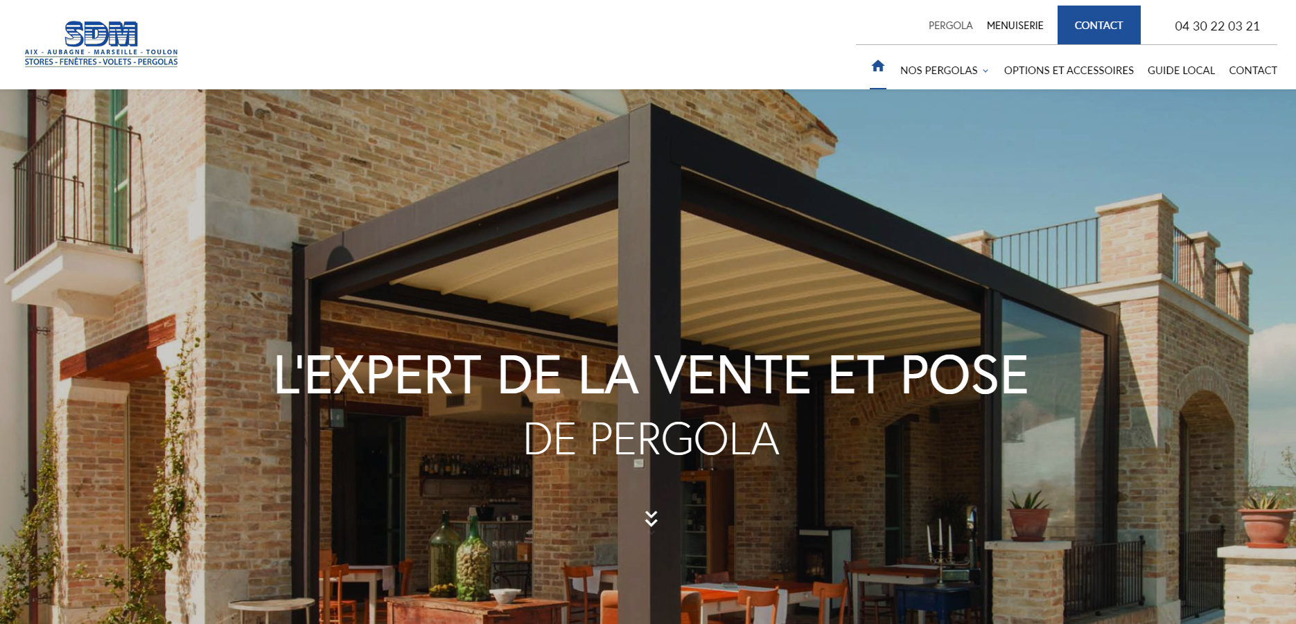 Pose et vente de pergolas à Marseille
