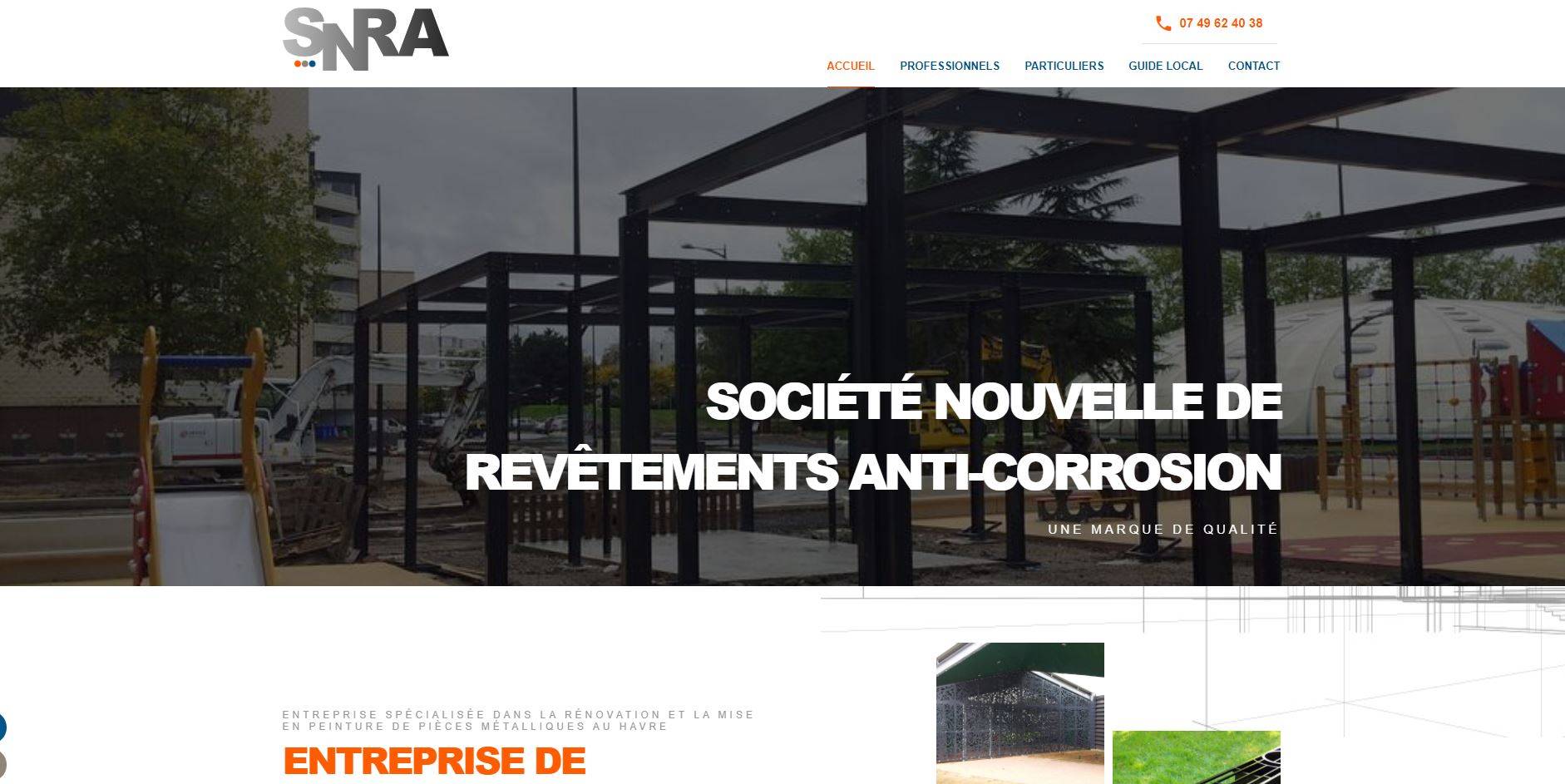 Entreprise SNRA, société nouvelle pour le revêtement sur pièce métallique