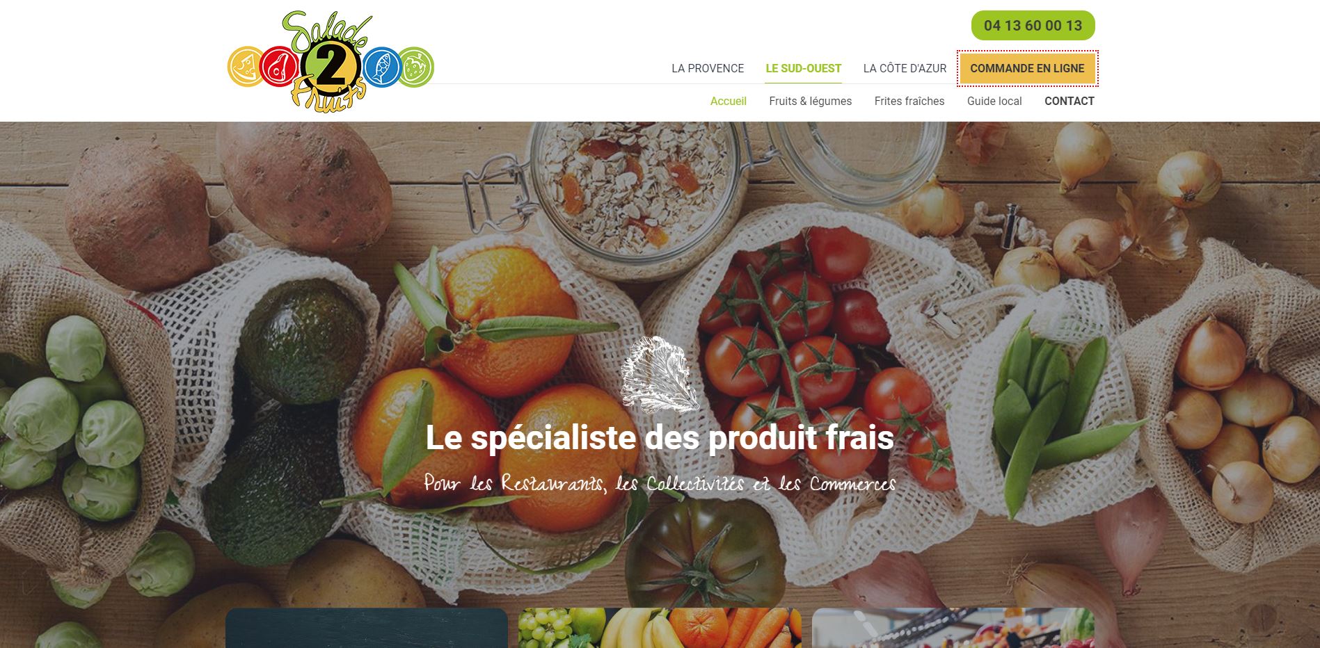 Livraison de produits frais pour professionnels de la restauration sur Bordeaux - Salade 2 Fruits