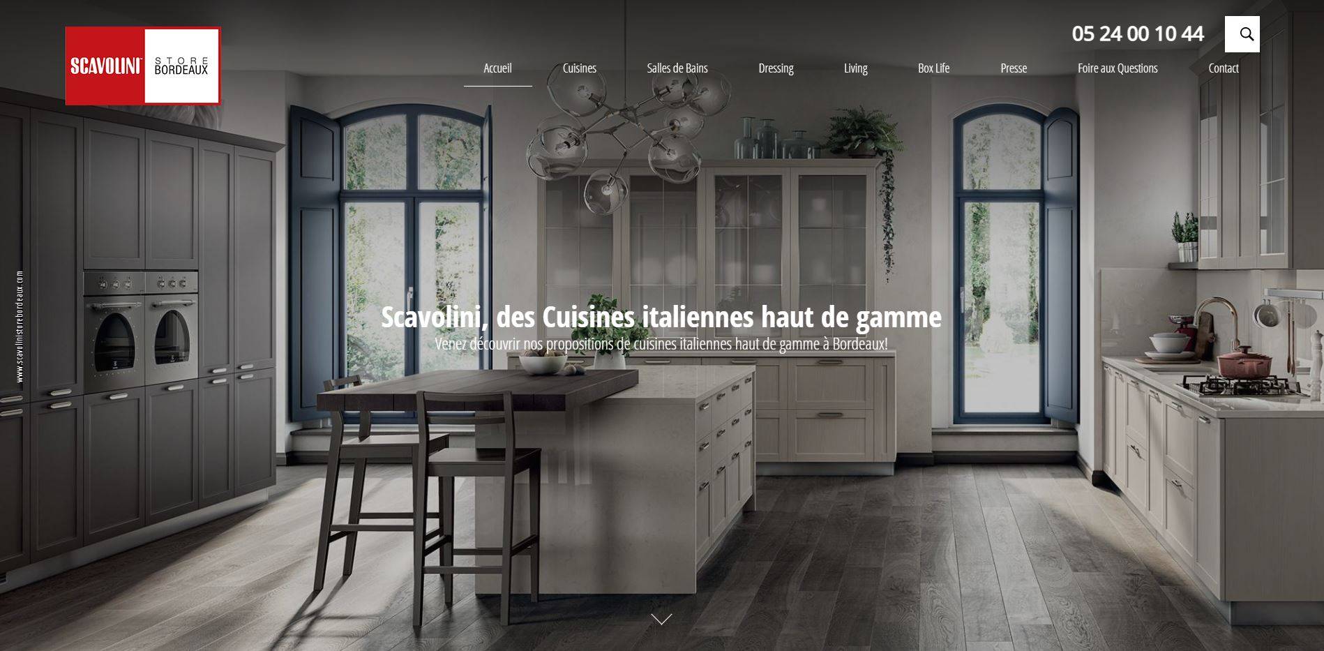 Fabricant italien de cuisines haut de gamme et sur-mesure à Bordeaux - Scavolini