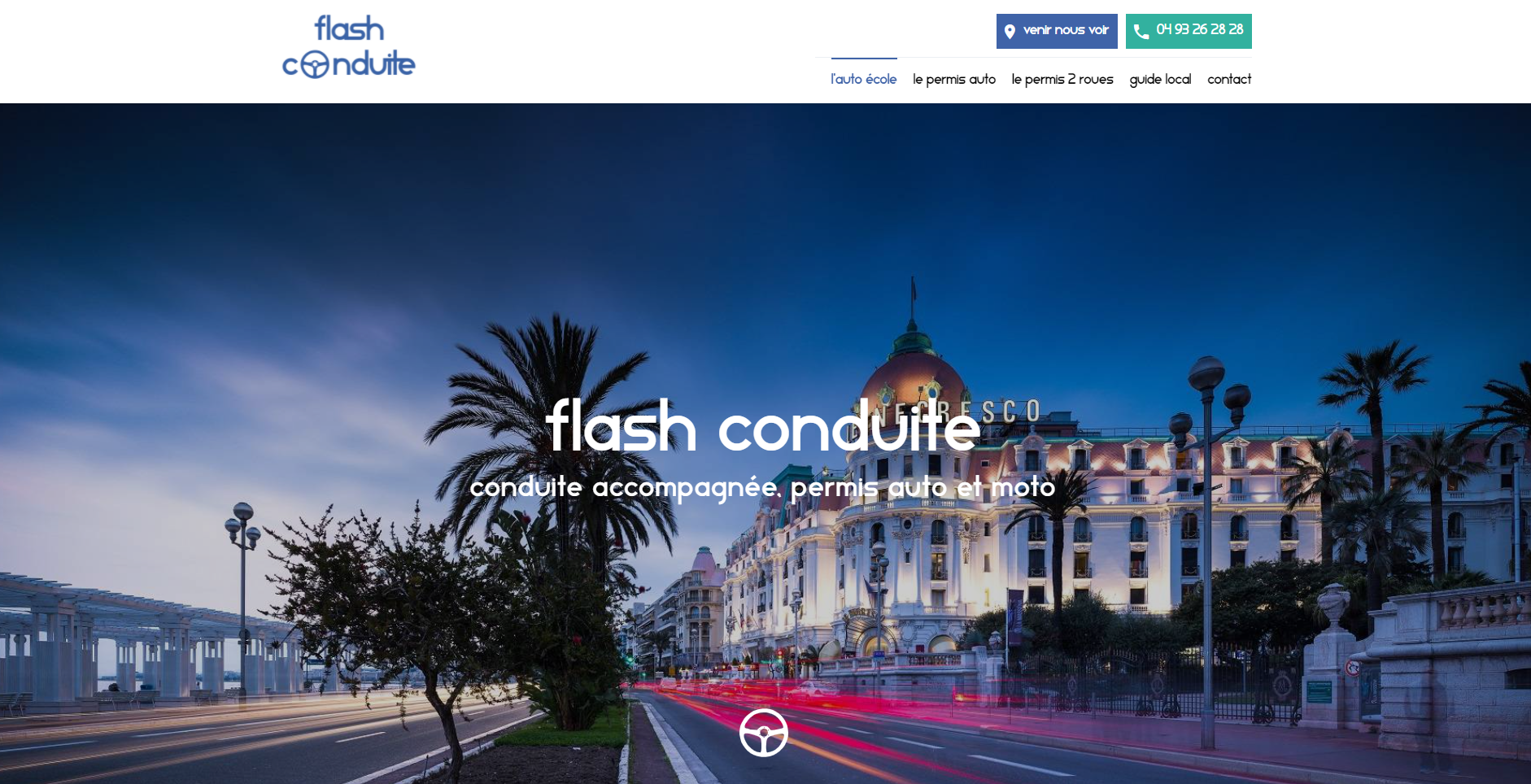 Passez votre permis auto ou moto avec Flash Conduite, Auto école à Nice Centre Ville