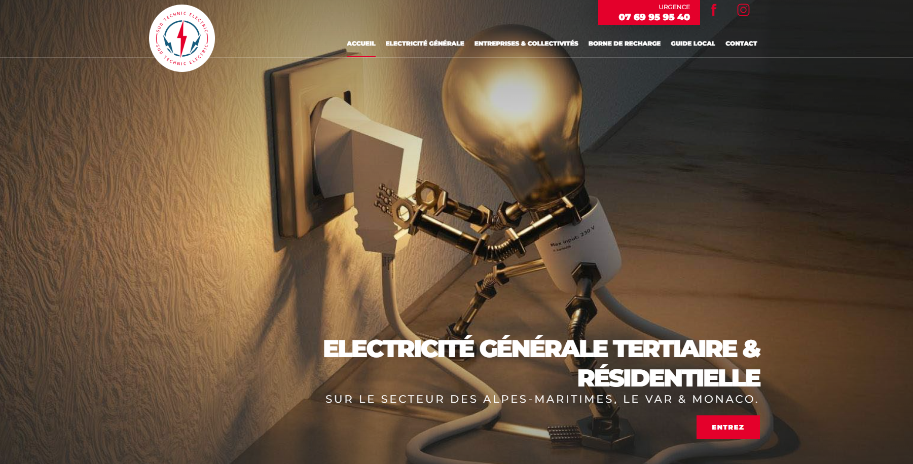Société d'électricité générale proche d'Antibes