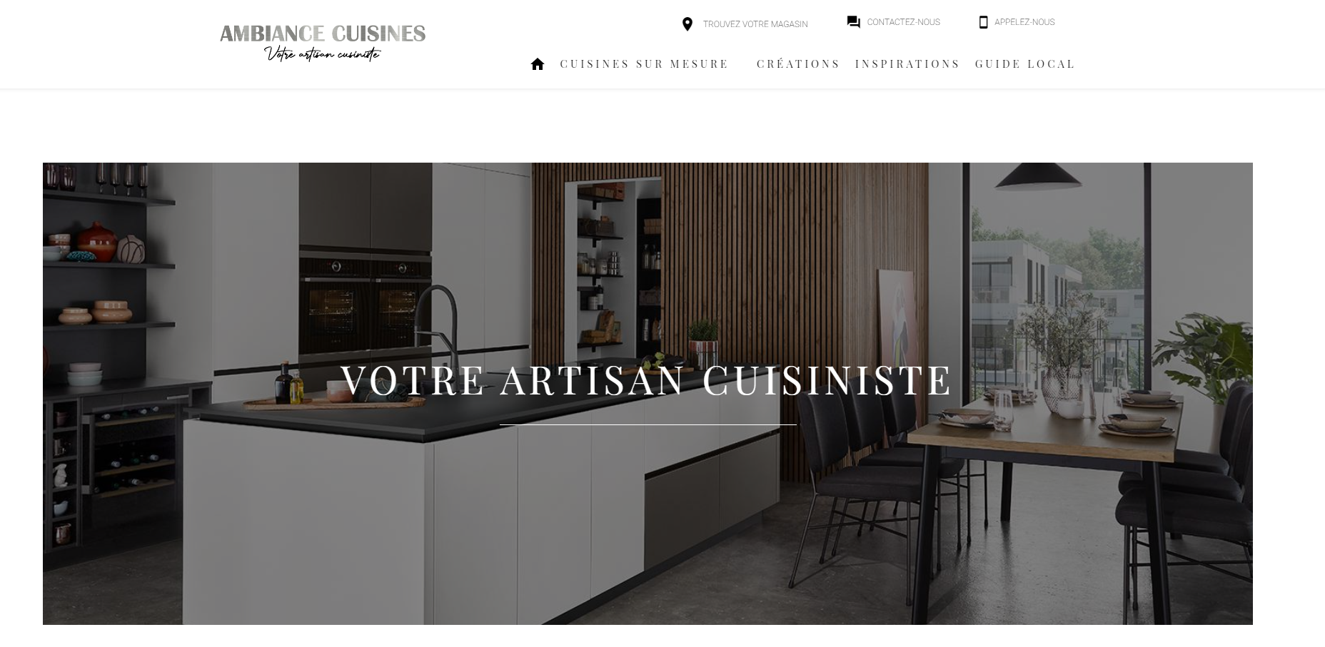 Artisan cuisiniste à Valence pour créer votre cuisine idéale