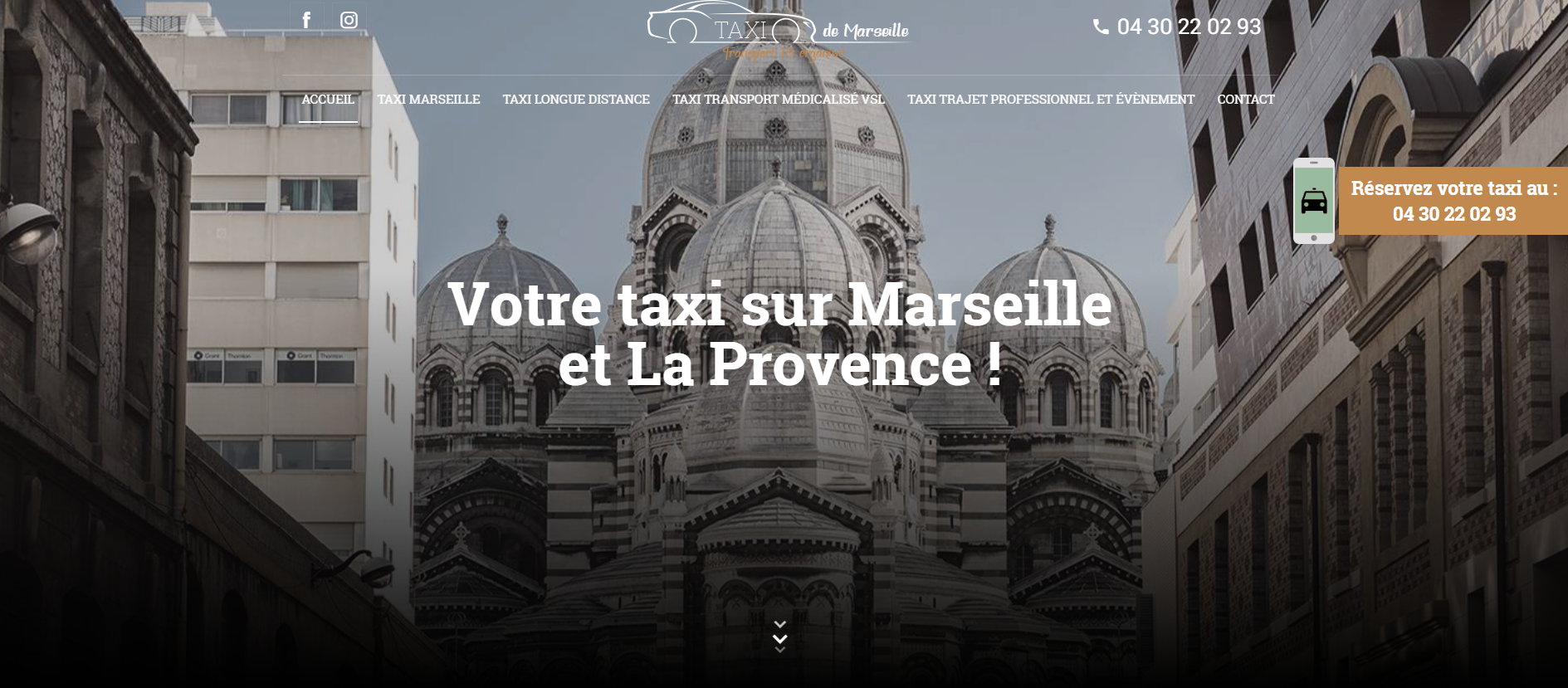 Taxi aéroport / gare de Marseille pour trajet professionnel