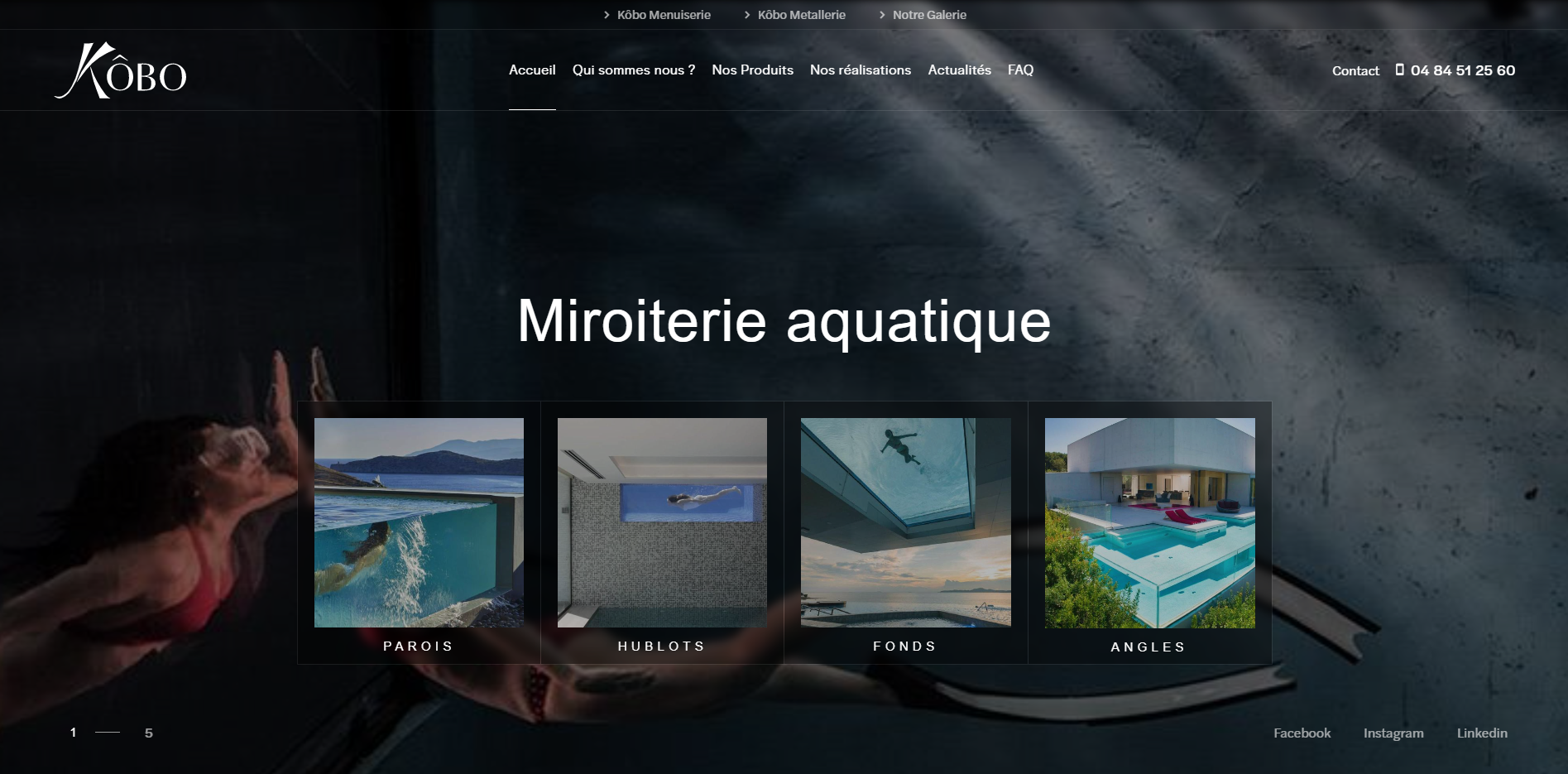 Entreprise de miroiterie spécialisée dans la pose de paroi en verre pour piscine à Genève et partout en France