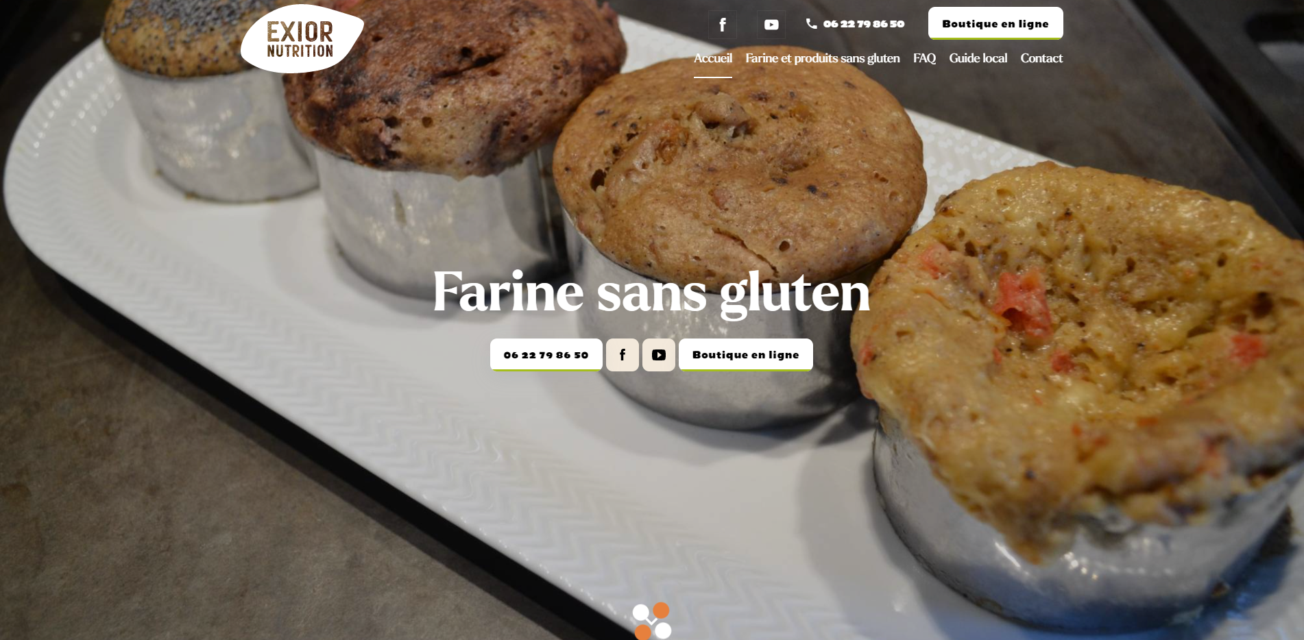 Farine sans gluten pour muffins