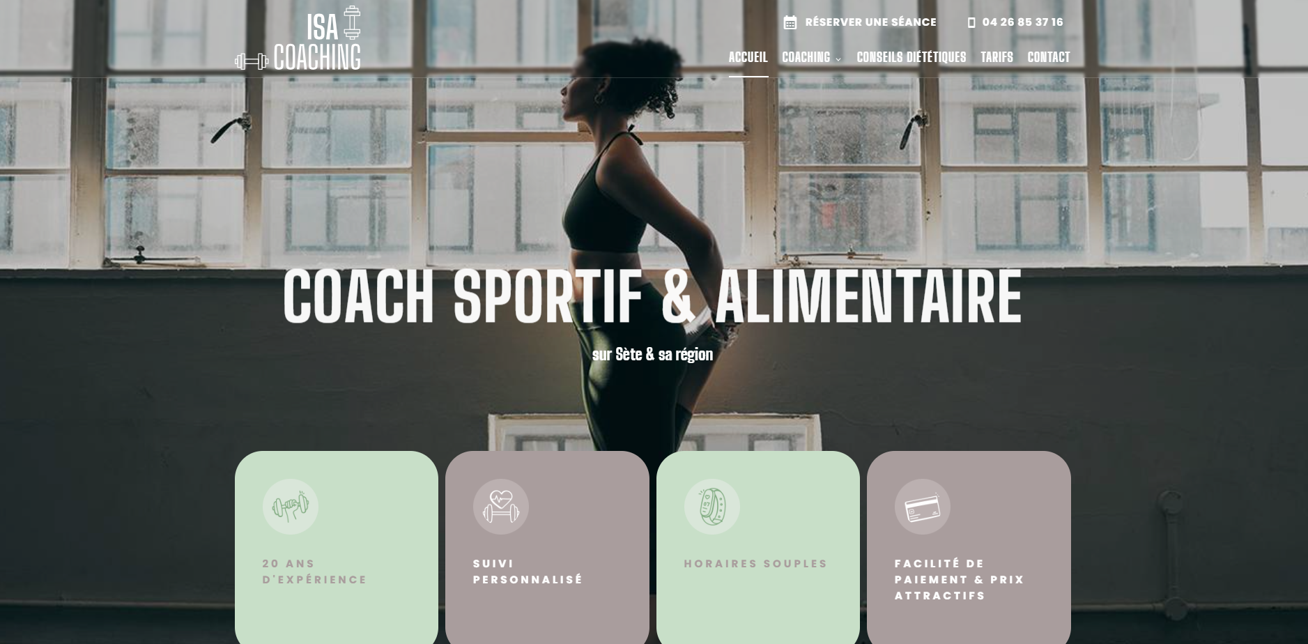 Coach sportive et alimentaire à Sète
