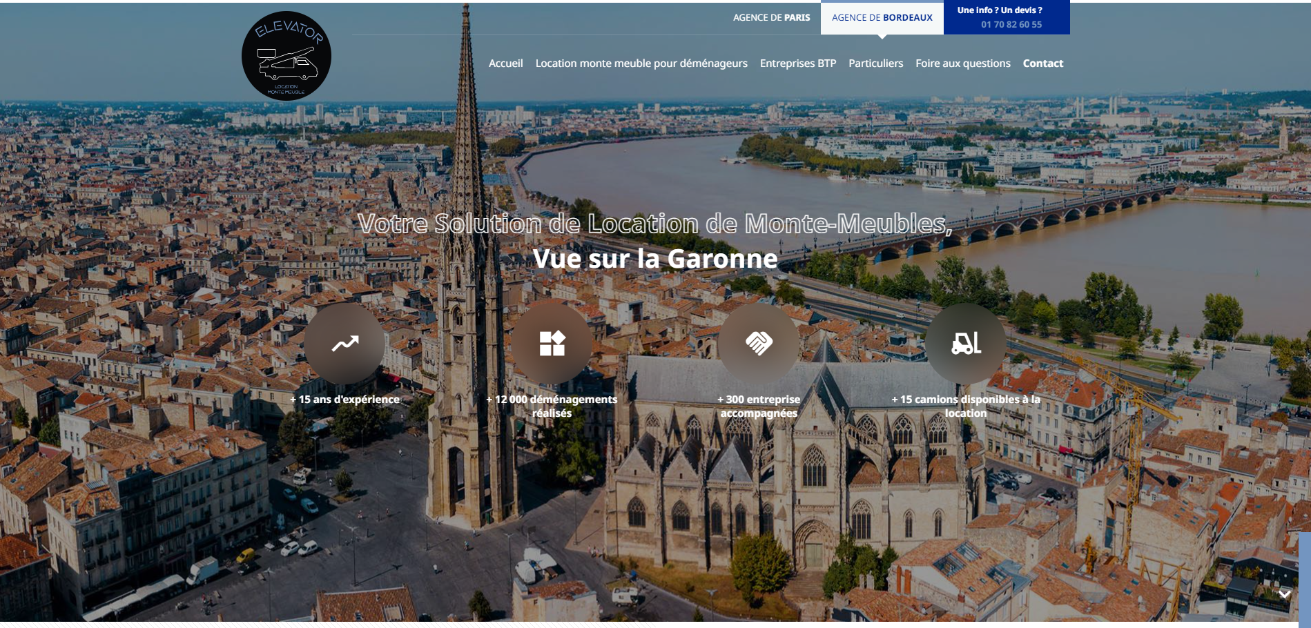 Entreprise de monte-meuble Bordeaux
