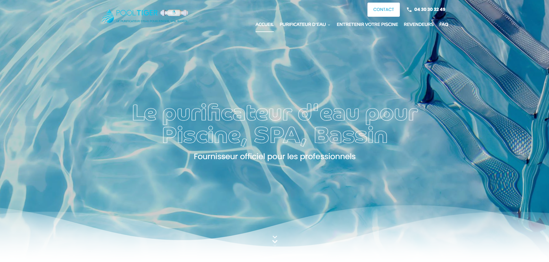 vente de purificateur d'eau de piscine 