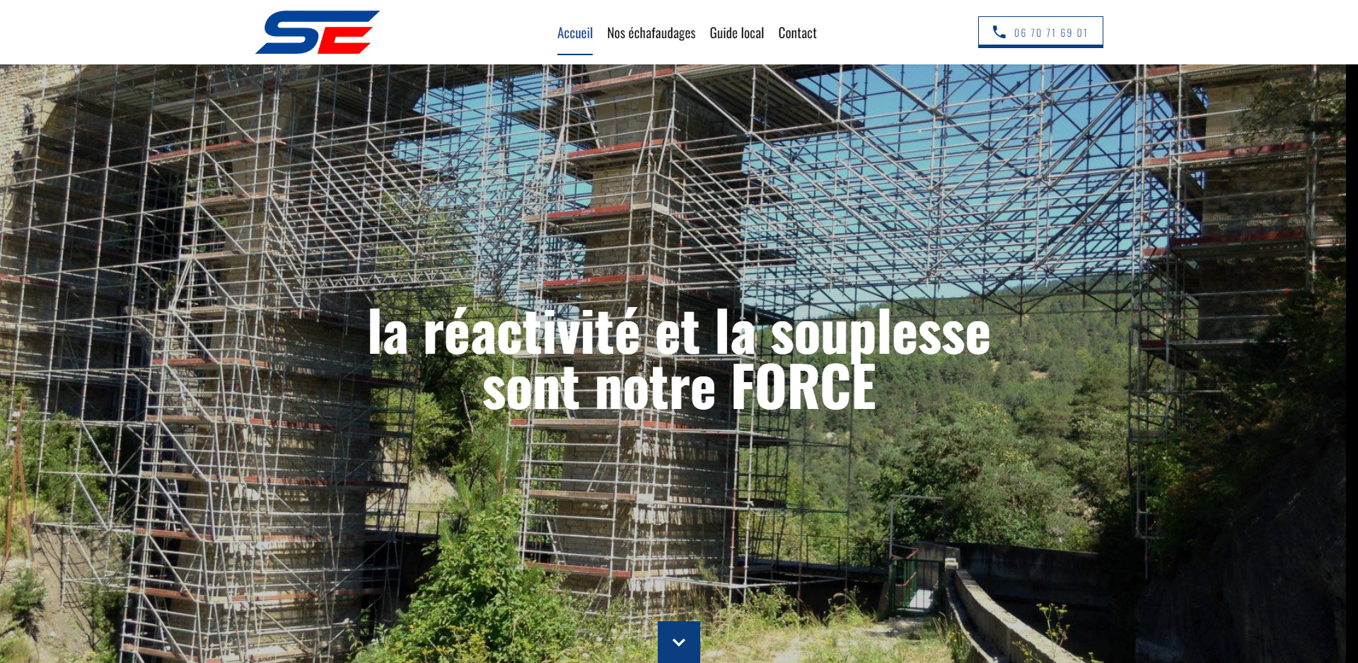 Prix pour une installation d'échafaudages près de Gap