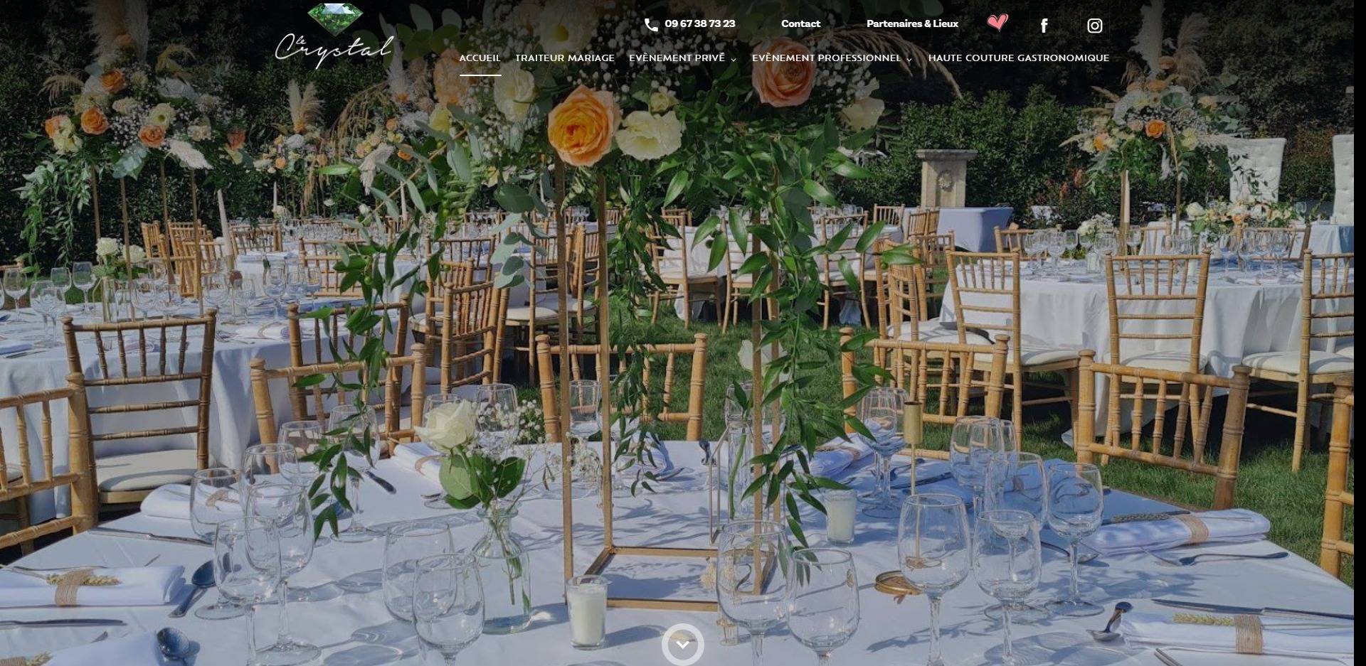Traiteur mariage haut de gamme à Monaco avec Crystal Traiteur
