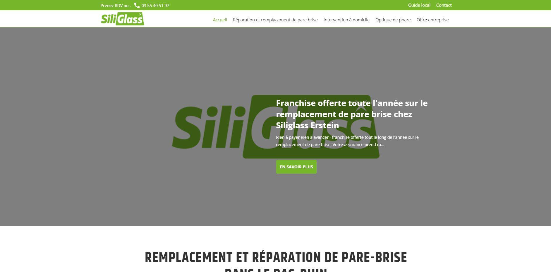 Siliglass, réparation et remplacement de pare-brise à Erstein