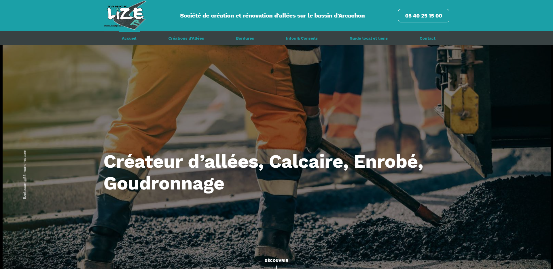 Société de travaux d'aménagements extérieurs - www.lizetp.com