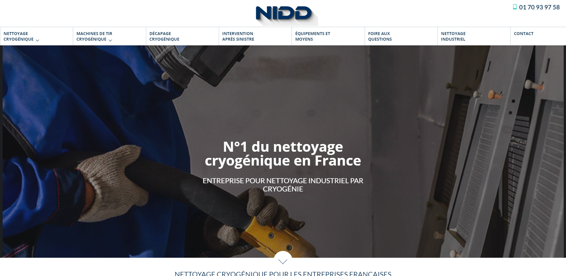 Trouver une entreprise de nettoyage industriel par cryogénie pour les entreprises à Bordeaux et partout en France