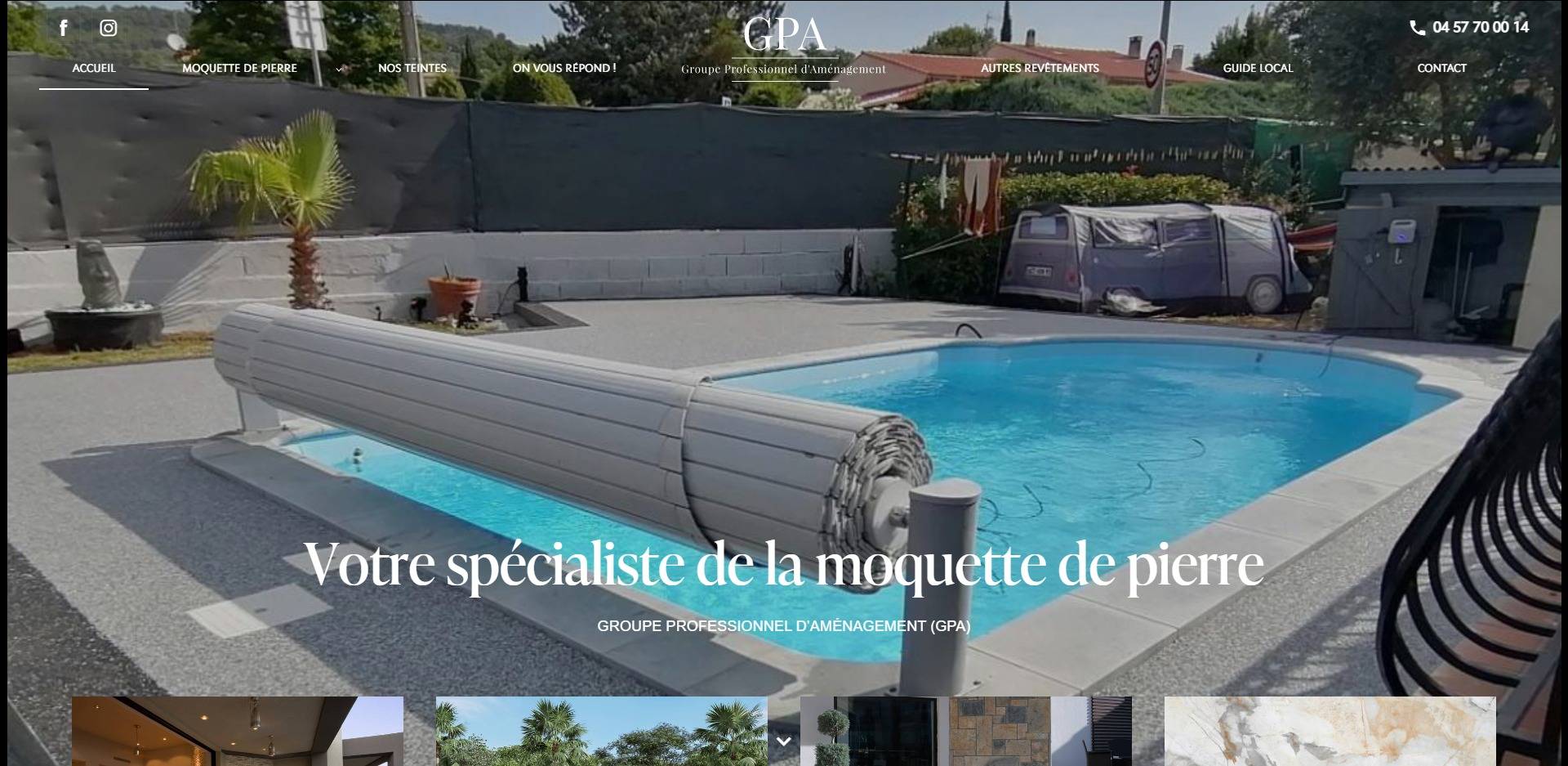 Trouver une entreprise pour la pose de moquette de pierre à Vidauban dans le Var