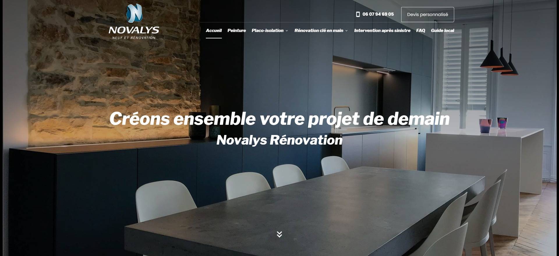 Entreprise de rénovation complète d'appartement à Lyon - NOVALYS RÉNOVATION