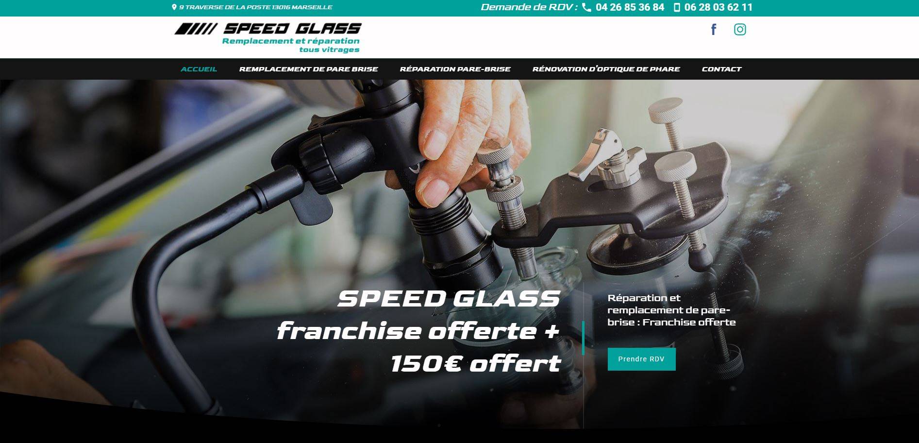 SpeedGlass, changement de pare-brise à Marseille