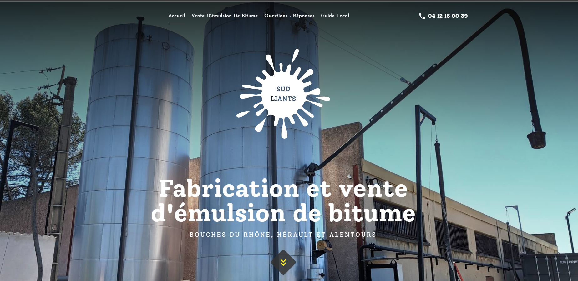 Vente d'émulsion de bitume 