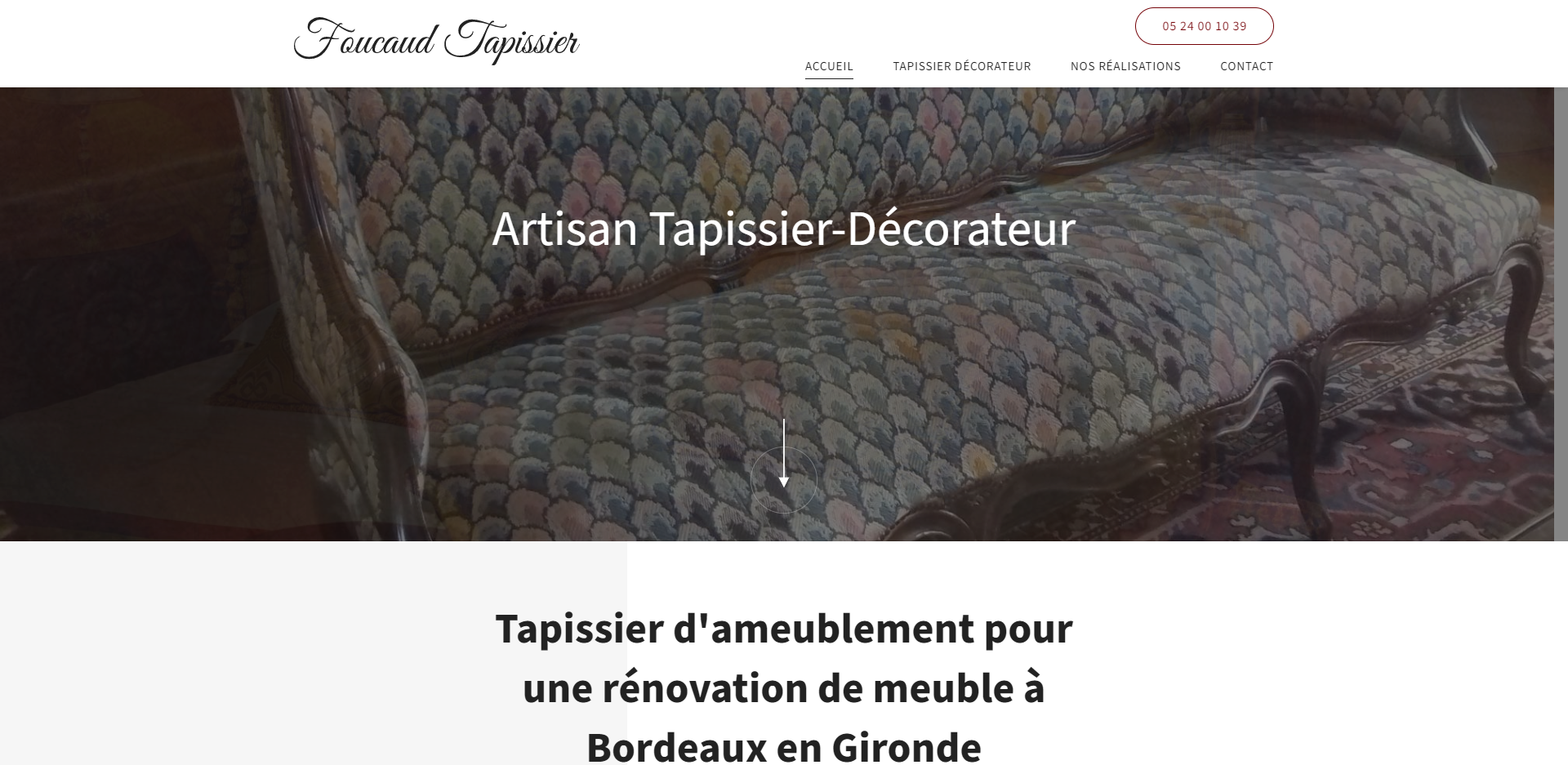 Rénovation de tapisserie murale à Bordeaux