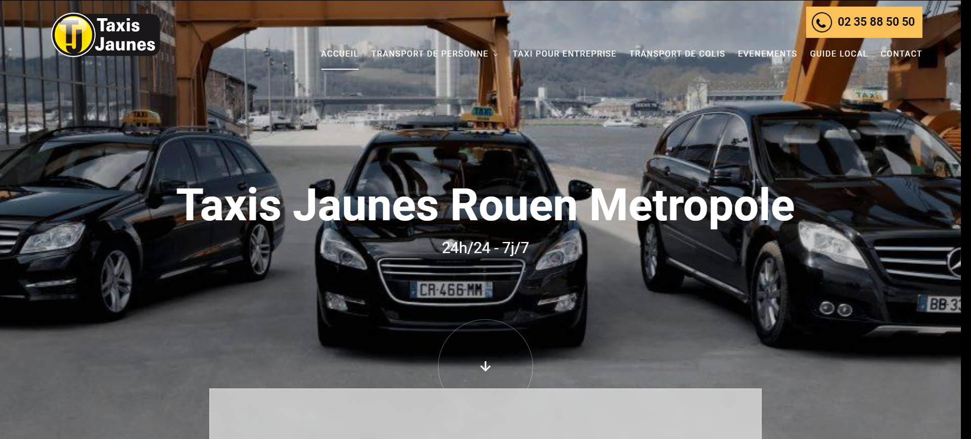 Réservation d'un Taxi à Rouen la nuit avec 1 à 8 places - Taxis Jaunes 