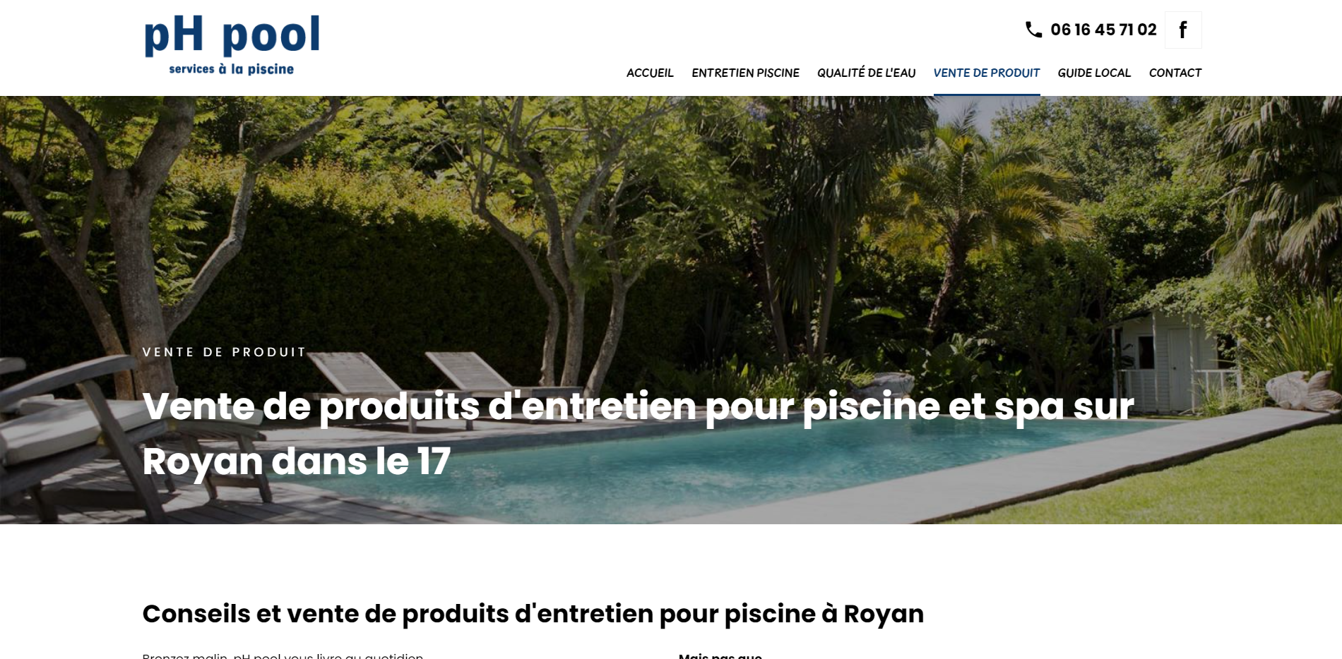 Trouver une entreprise pour l'entretien des piscines sur Royan (17) en Charente-Maritime