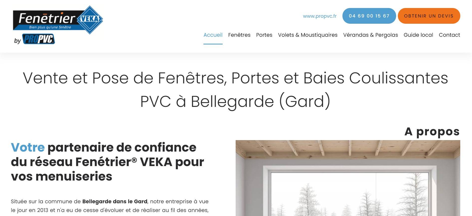 Pose et rénovation de fenêtres en PVC Veka à Arles - PRO PVC