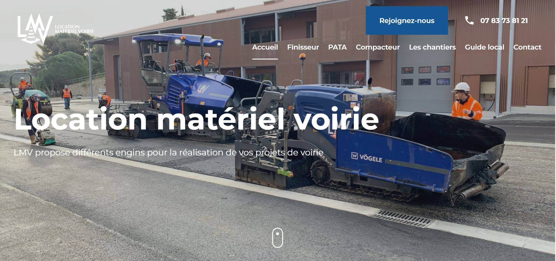 location matériel de terrassement à Marseille 