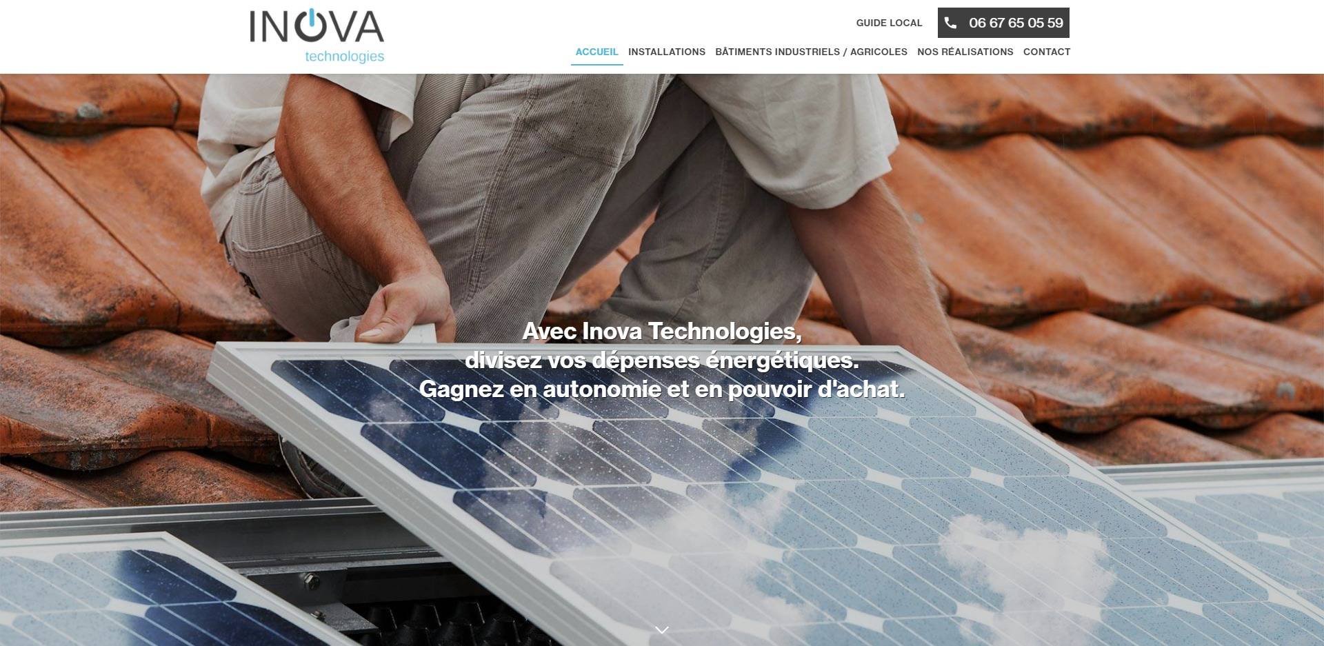 Entreprise de panneaux photovoltaïques solaire proche d'Avignon