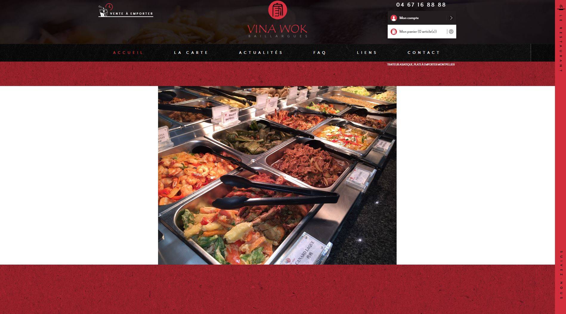 Où commander des plats chinois à livrer sur Montpellier ? - Vina Wok
