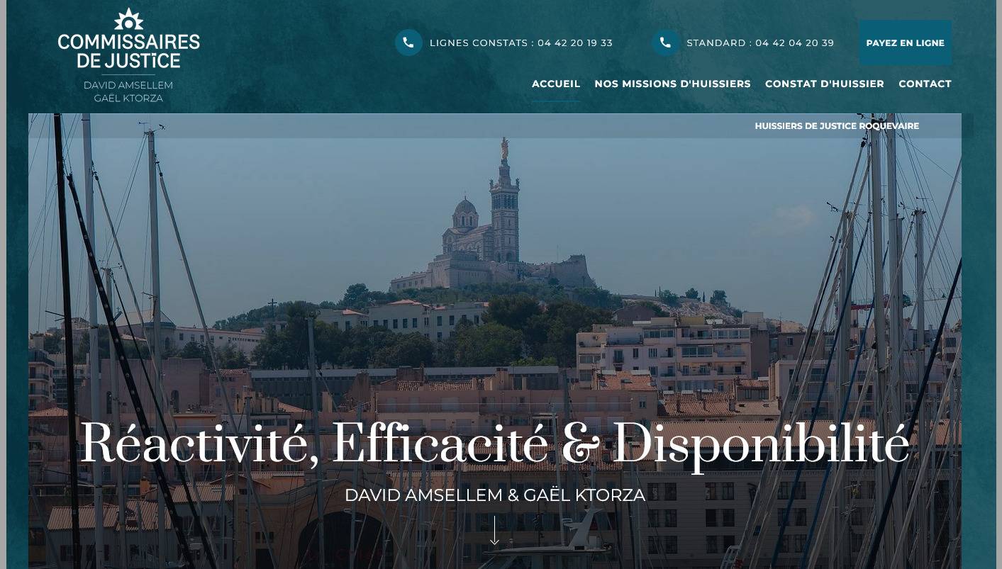 Huissiers de justice à Marseille - SCP David Amsellem, Gael Ktorza