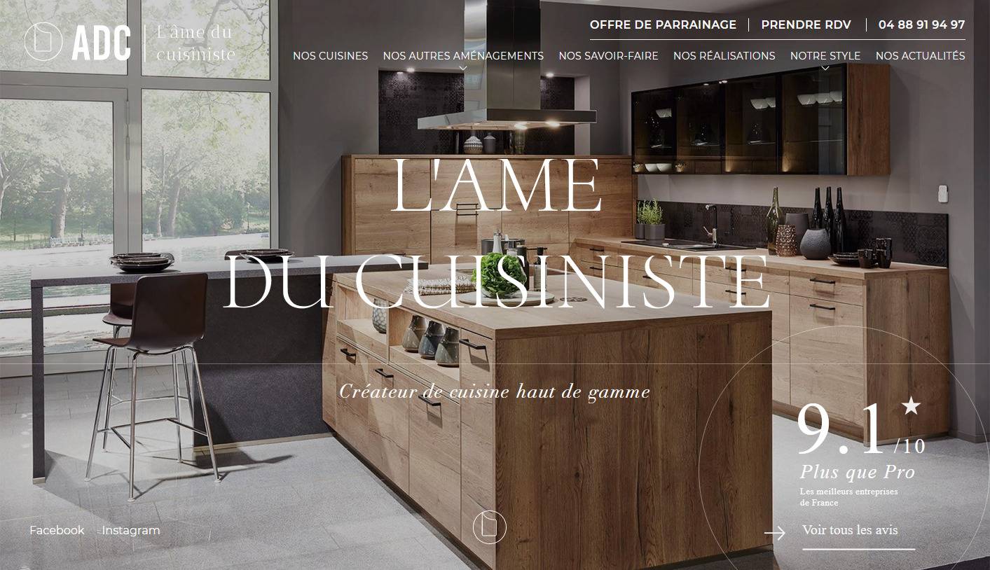 Création de cuisine haut de gamme à Lyon - ADC Cuisine
