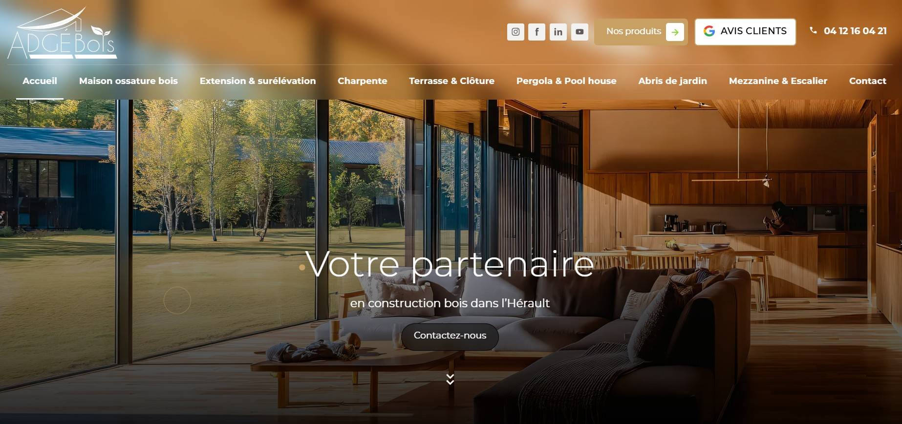 Construction maison ossature bois à Montpellier et dans l’Hérault - Adgé Bois