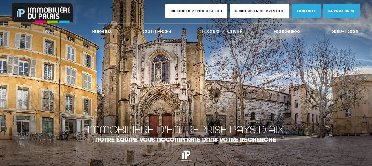 Achat commerce et location bureaux Aix-en-Provence : Agence Immobilière du Palais.