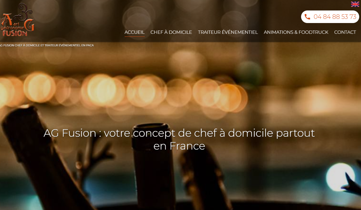Chef à domicile partout dans le monde et service de traiteur en PACA - Art et Gastronomie Fusion