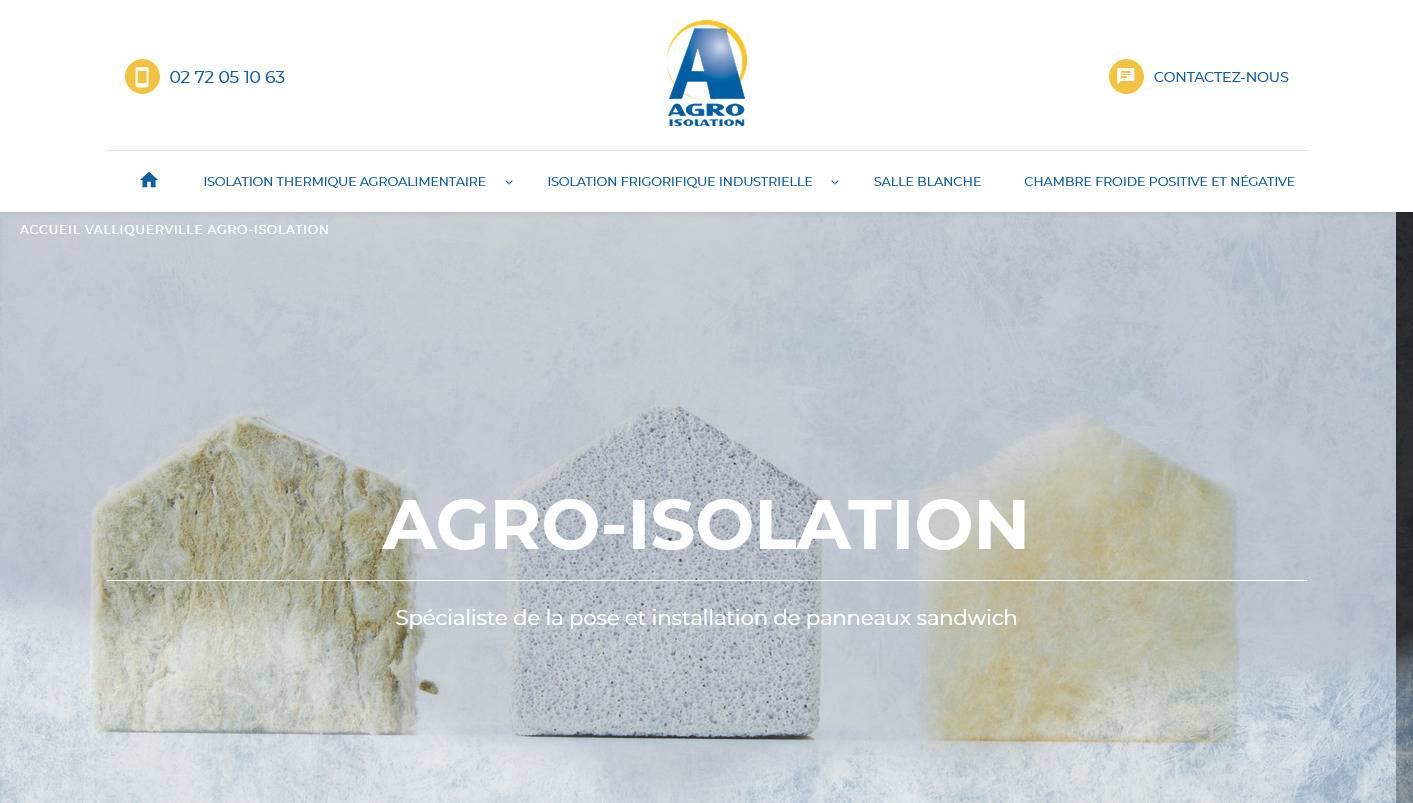 Quelle entreprise à Yvetot pour l'isolation frigorifique de pièces ? - Agro Isolation