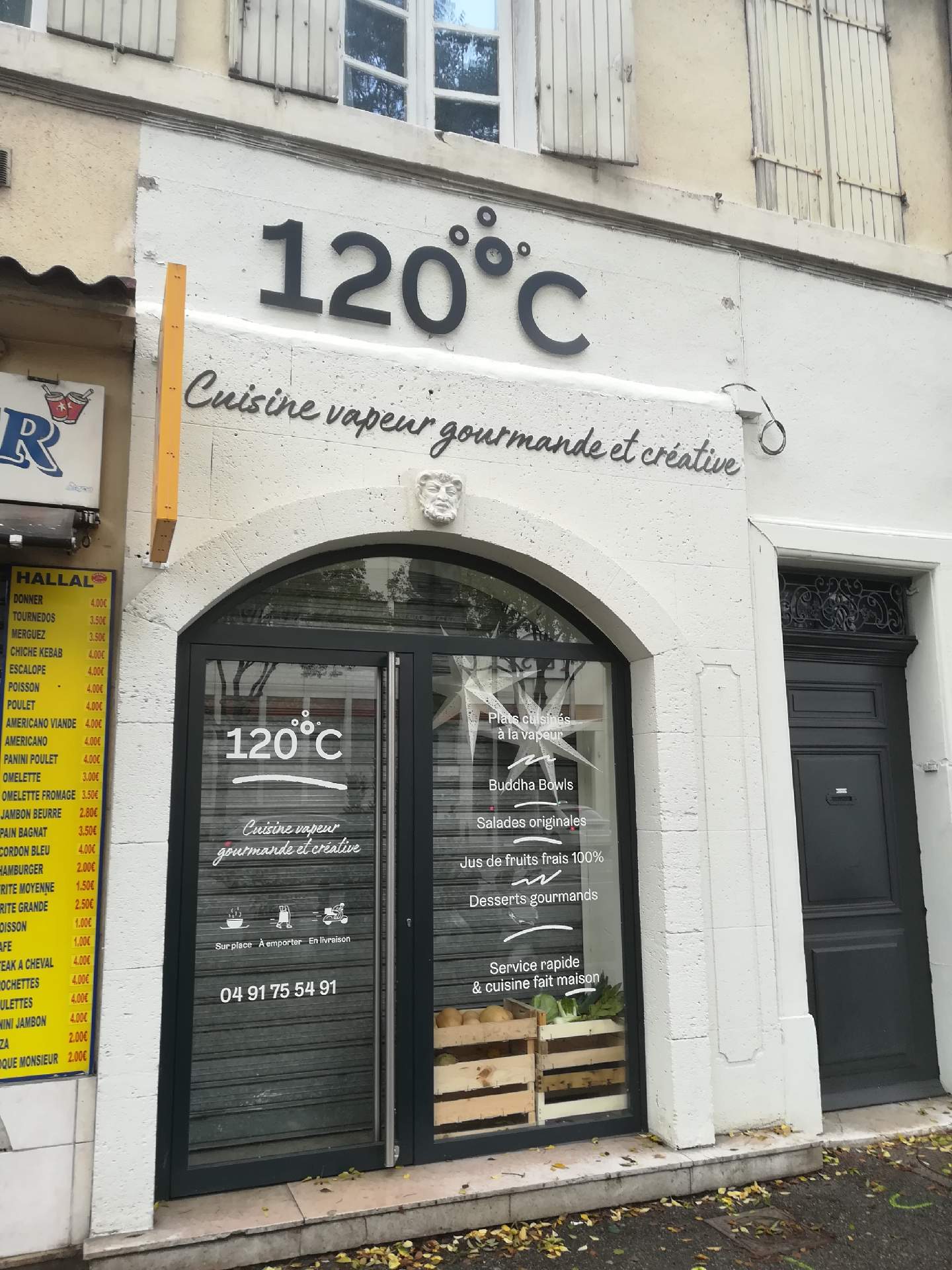 restaurant cuisine vapeur sur place ou à emporter Marseille baille 120°C