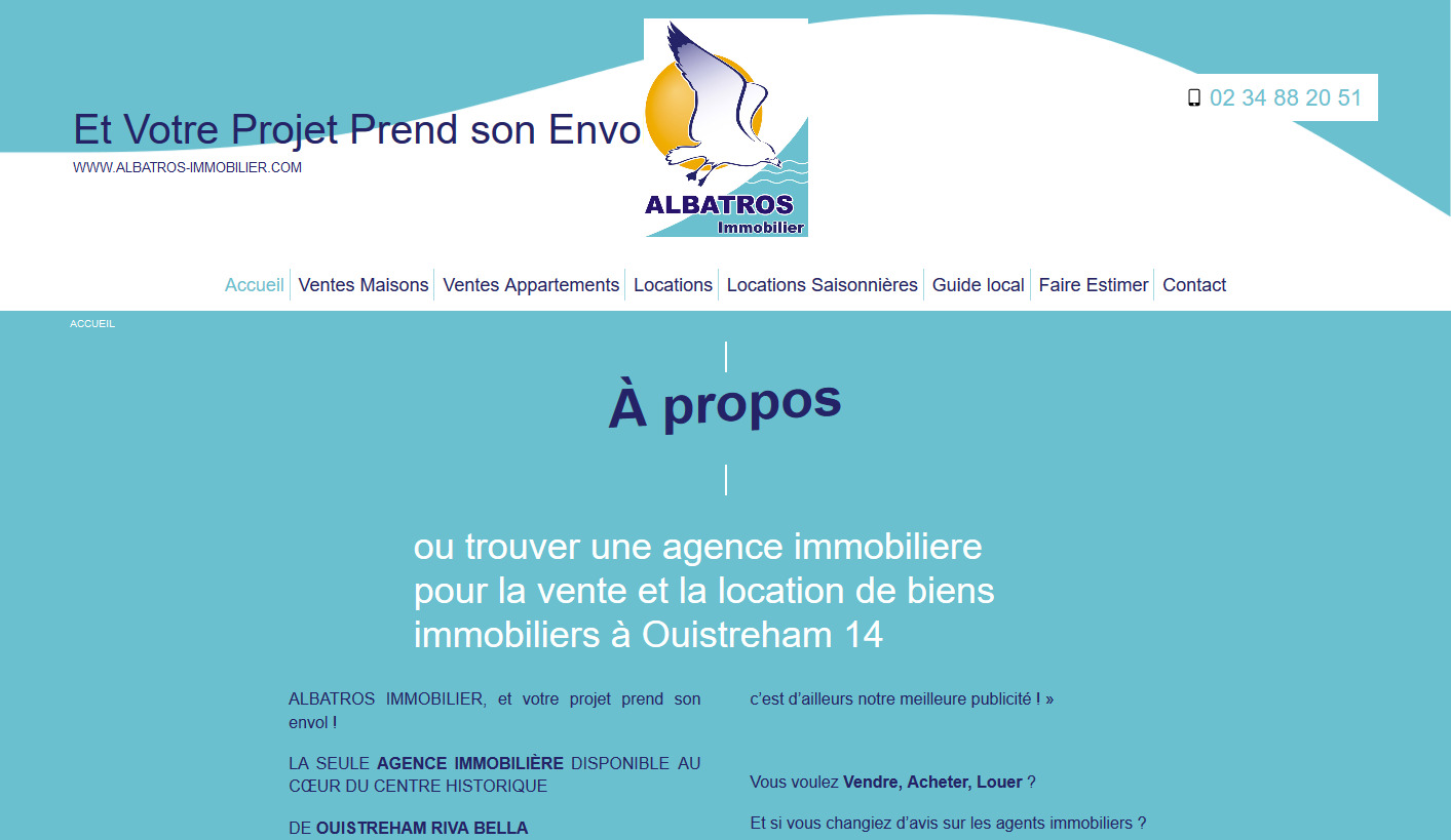 Albatros Immobilier, agence immobilière à Ouistreham