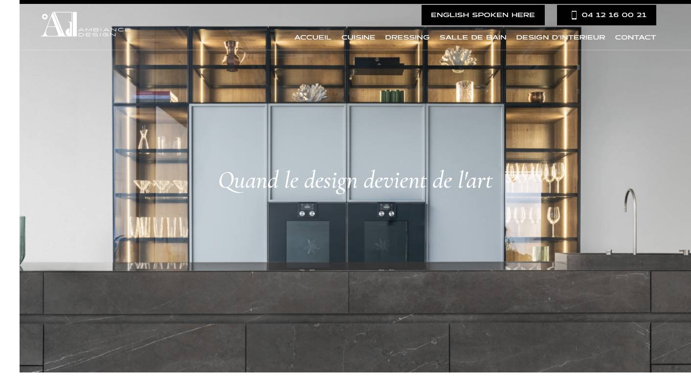 Faire réaliser sa cuisine haut de gamme sur mesure à Monaco par Ambiance Design