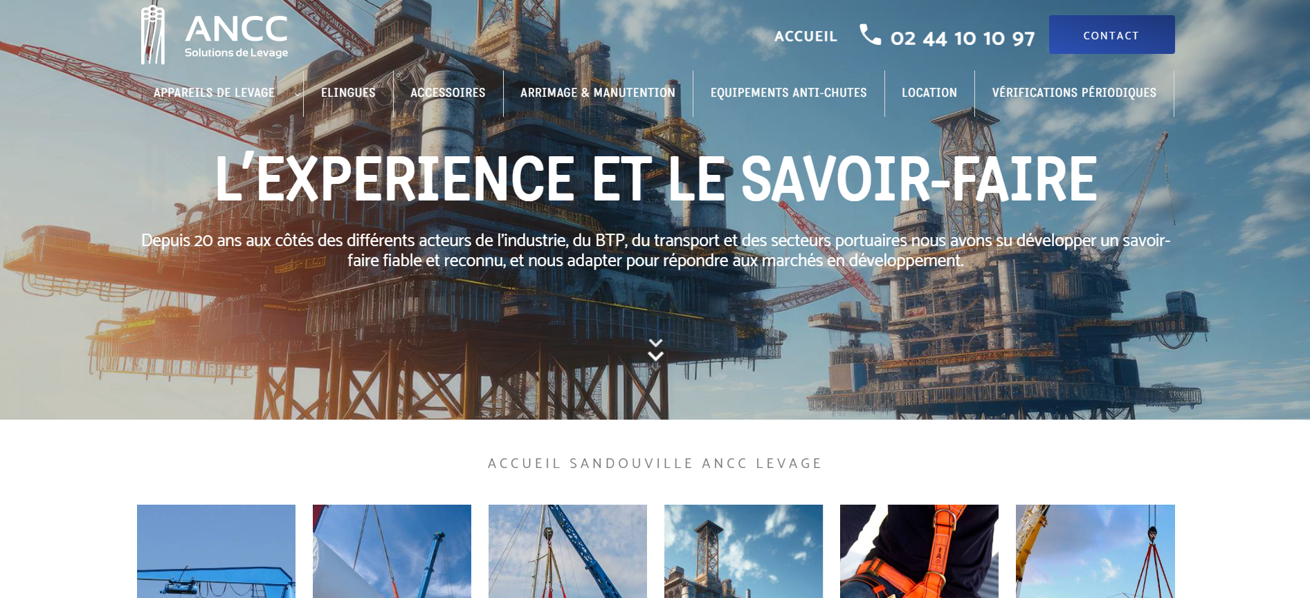 Entreprise spécialisée en vente de matériel de levage pour les plateformes logistiques et portuaires, au Havre 76000 en Normandie - ANCC Levage 