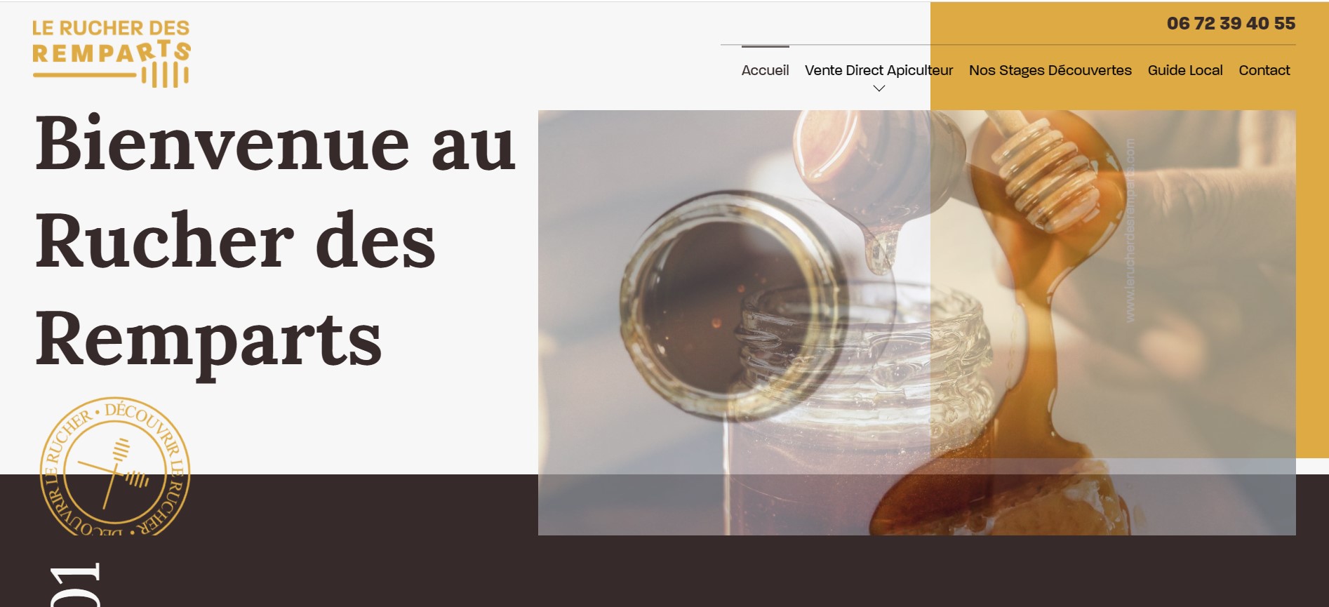 Acheter un essaim d'abeilles sur 6 cadres avec la reine chez un apiculteur en Dordogne - Le Rucher des Remparts 