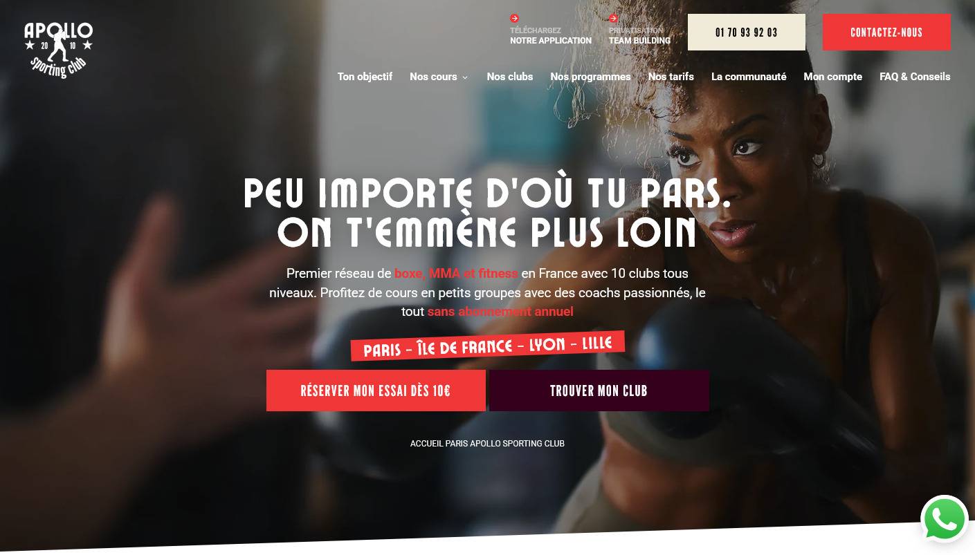 Où pratiquer la boxe à Paris ? - Apollo Sporting Club