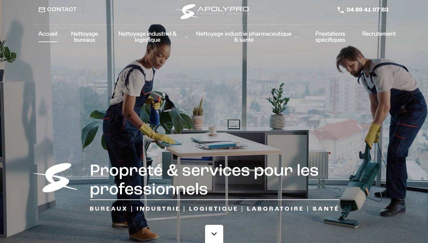 Quelle société pour du nettoyage de bureau à Lyon ? - Apolypro