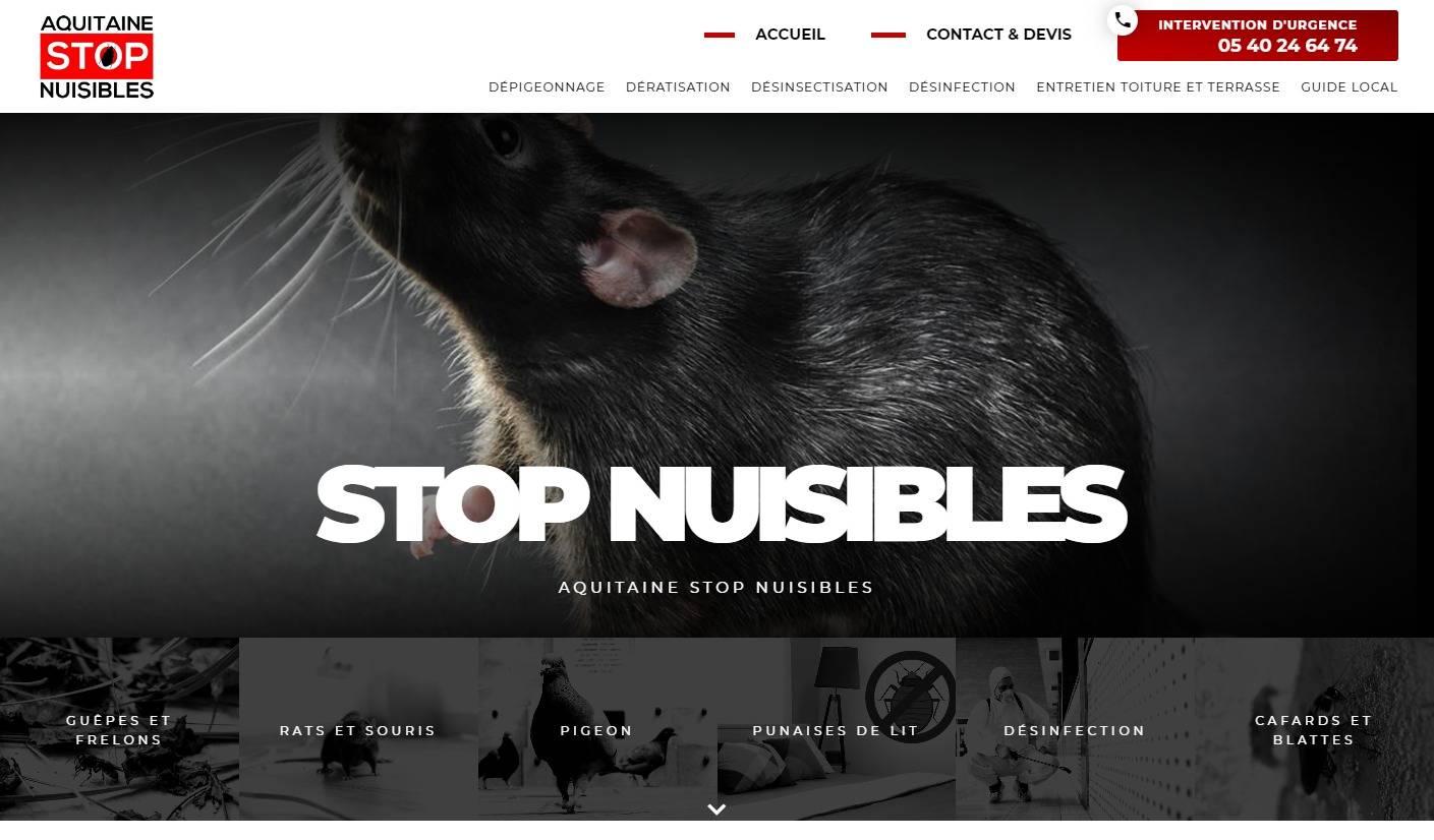 entreprise girondine de lutte contre les nuisibles