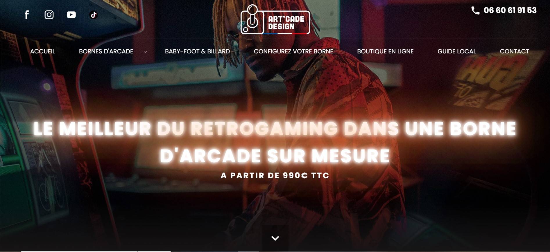 borne d'arcade nice 