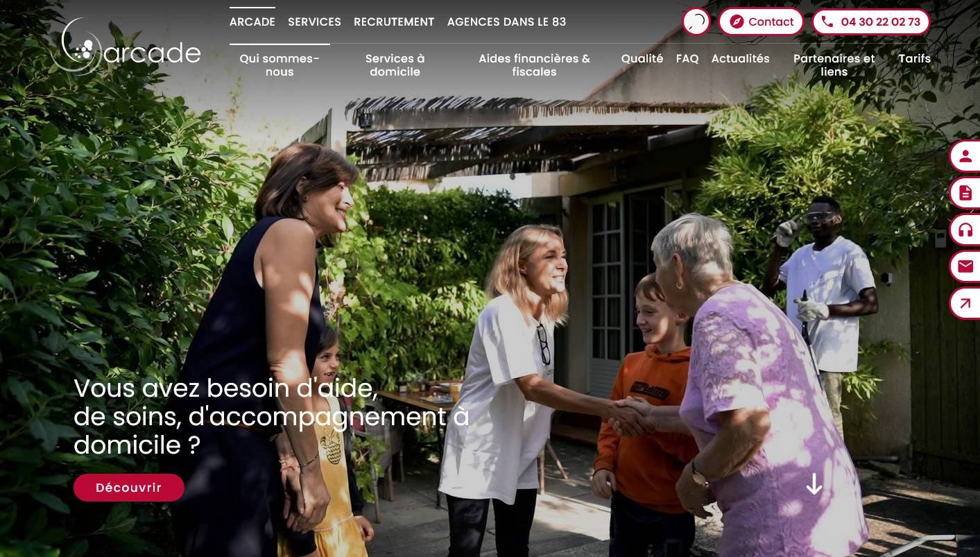 Aide aux personnes handicapées à Marseille - Arcade