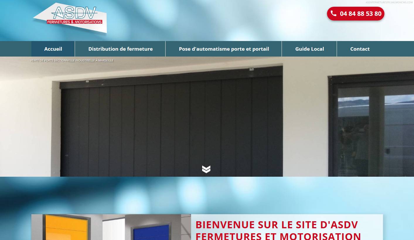 Où trouver un distributeur de portes industrielles à Marseille ? ASDV Fermetures 