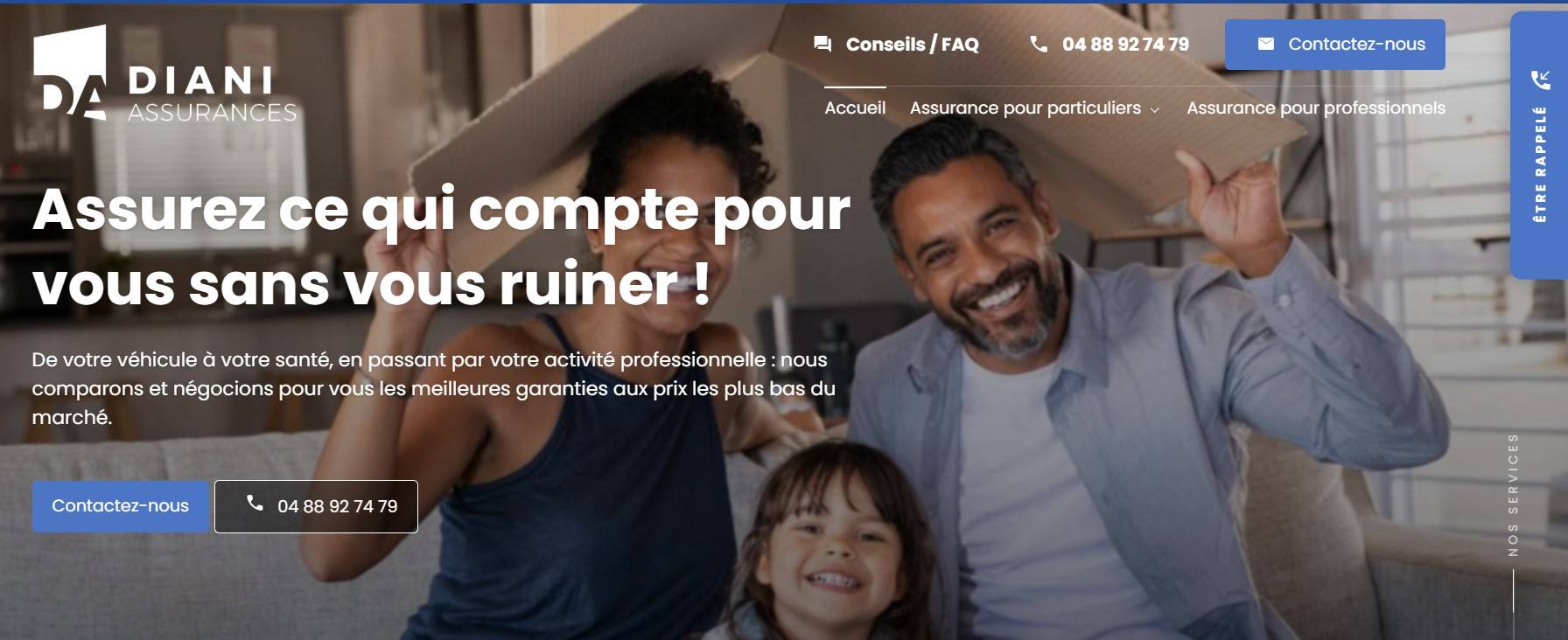 Cabinet d'assurances pas chères à Marseille ? DIANI ASSURANCES