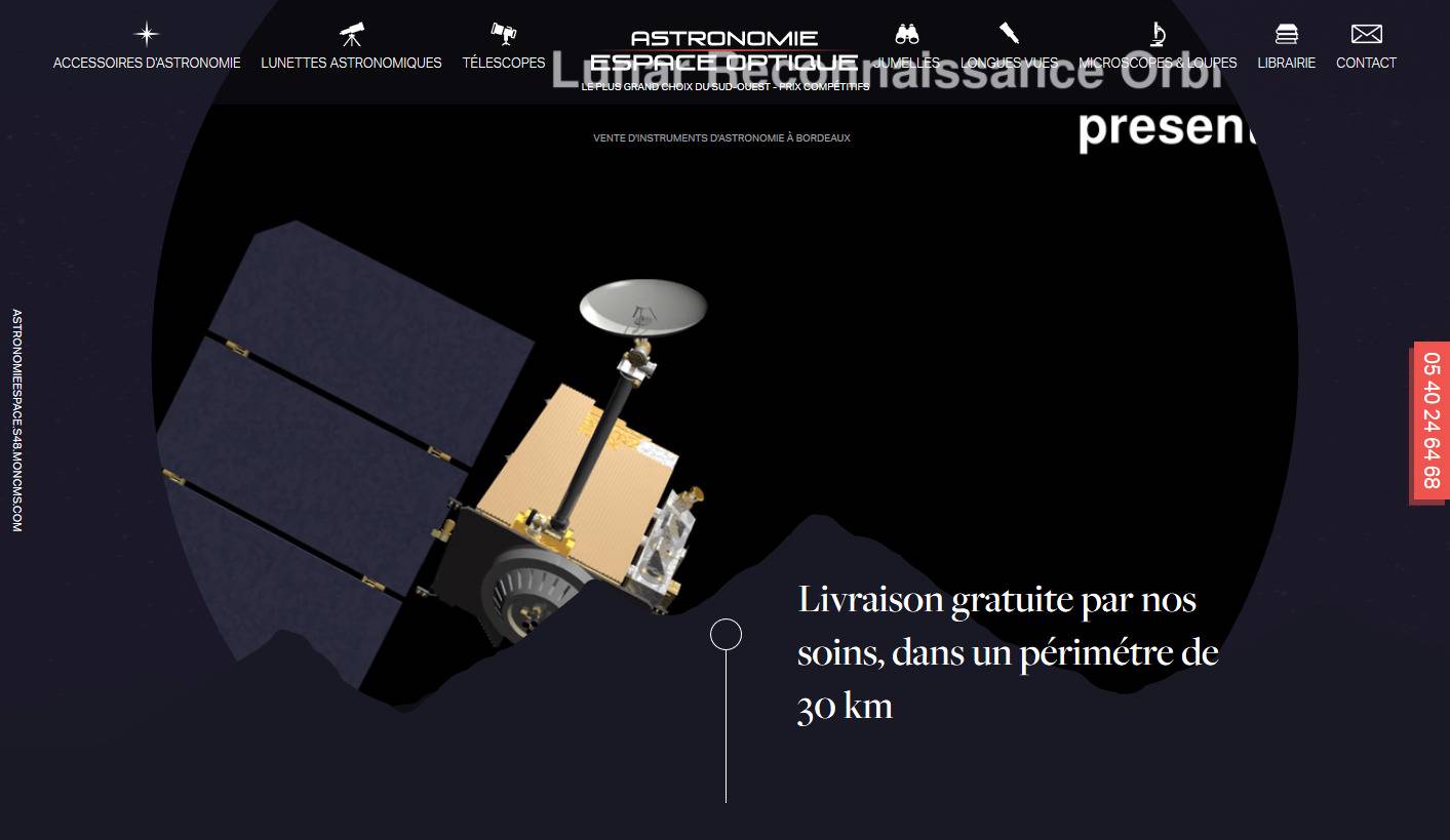 Vente d'instruments d'astronomie à Bordeaux - Astronomie Espace Optique