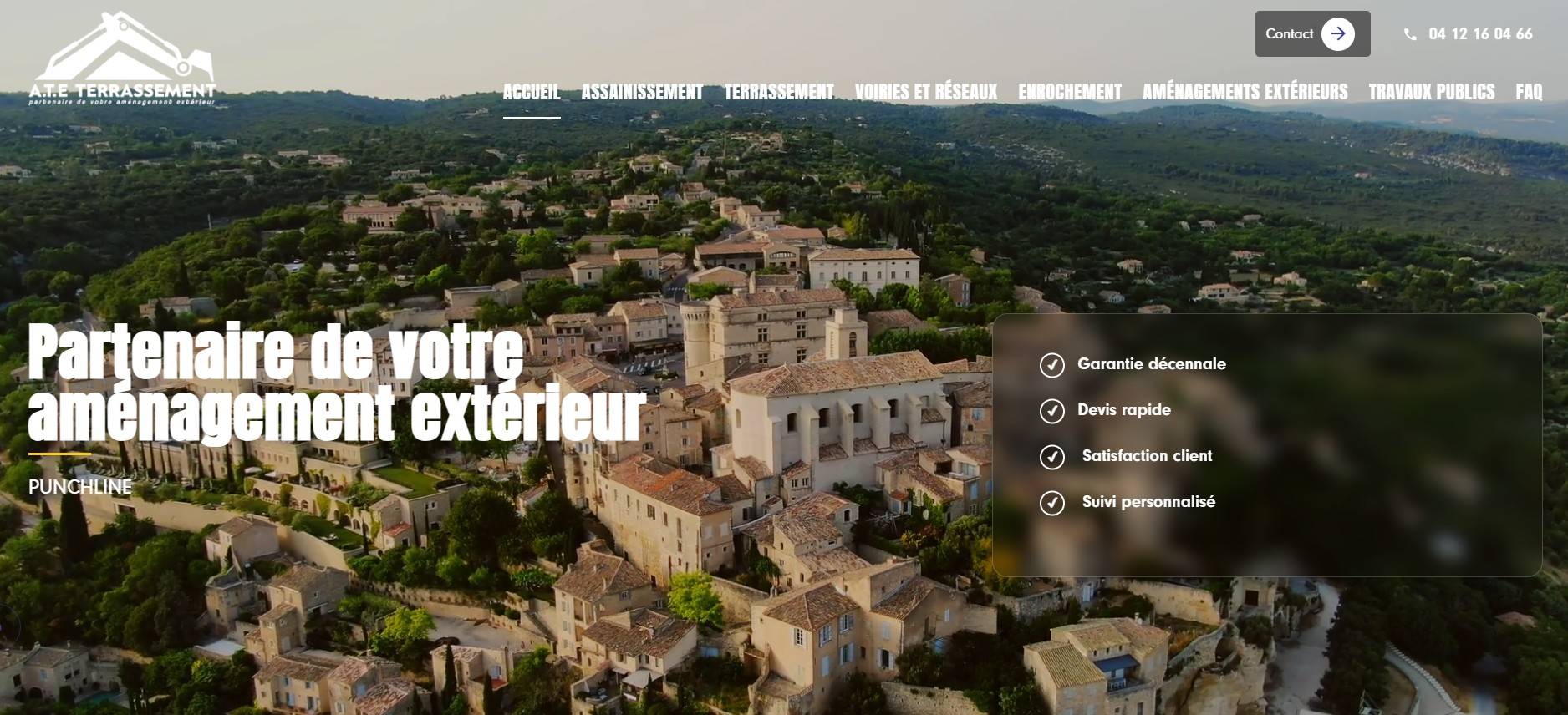 Entreprise de terrassement et d'aménagements extérieurs à Gordes, Luberon, Vaucluse - ATE Terrassement 